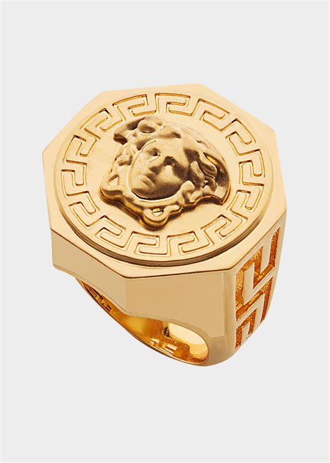 chevalière homme or versace|Bijoux de Luxe Homme .